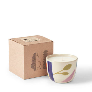 Bouclé Garni Stoneware Ceramic Candle - Parkette.