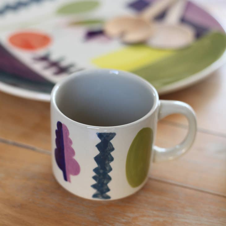 Bouquet Garni Stoneware Ceramic Mug - Parkette.