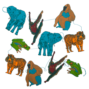 Jungle Sewn Garland - Parkette.
