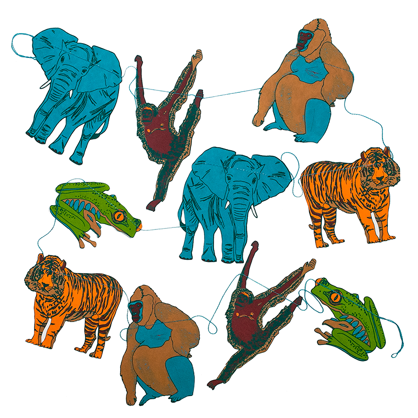Jungle Sewn Garland - Parkette.