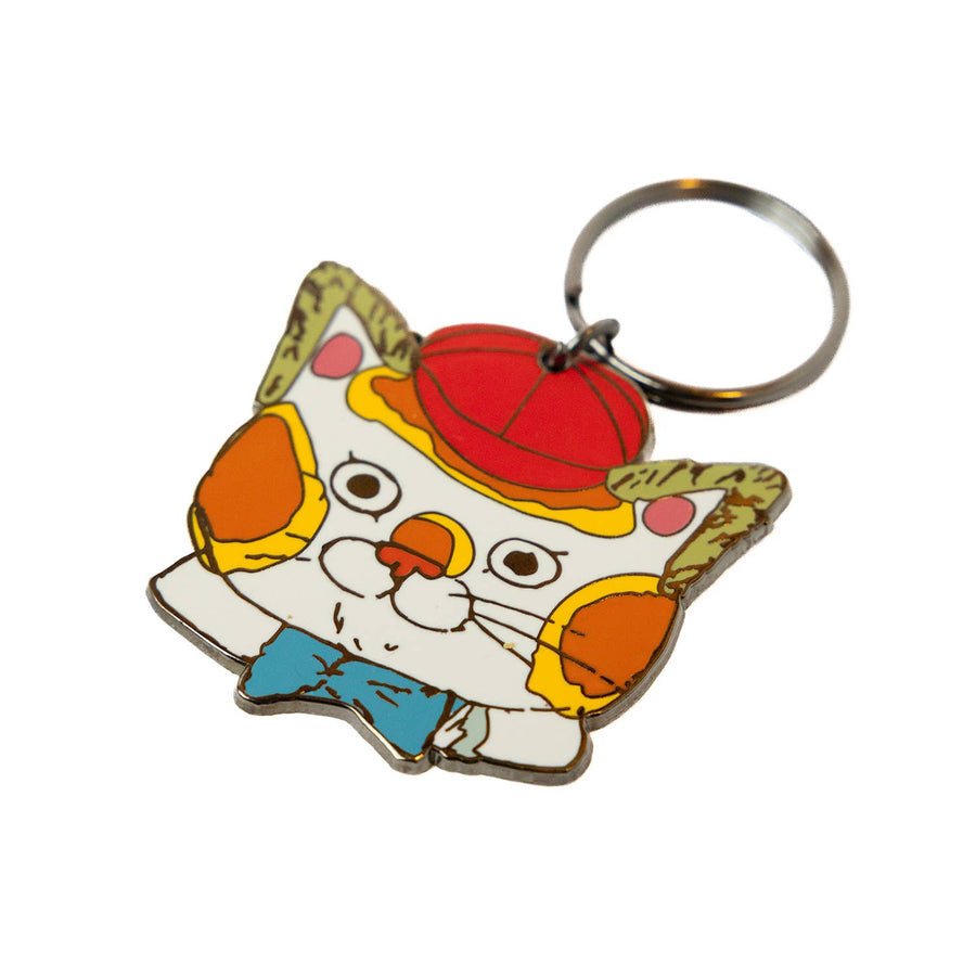 3P4 x Richard Scarry® - Huck Cat Enamel Keychain - Parkette.