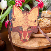 Fox Mask Greeting Card - Parkette.