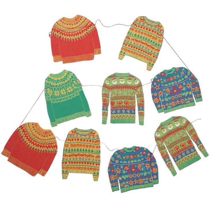 Christmas Jumpers Garland - Parkette.