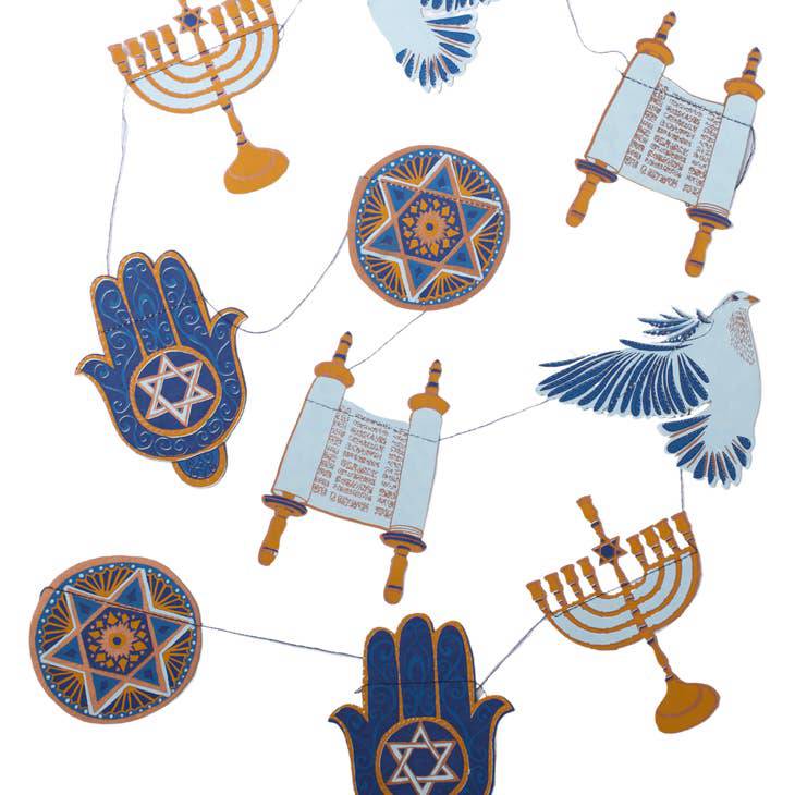 Hanukkah Garland - Parkette.