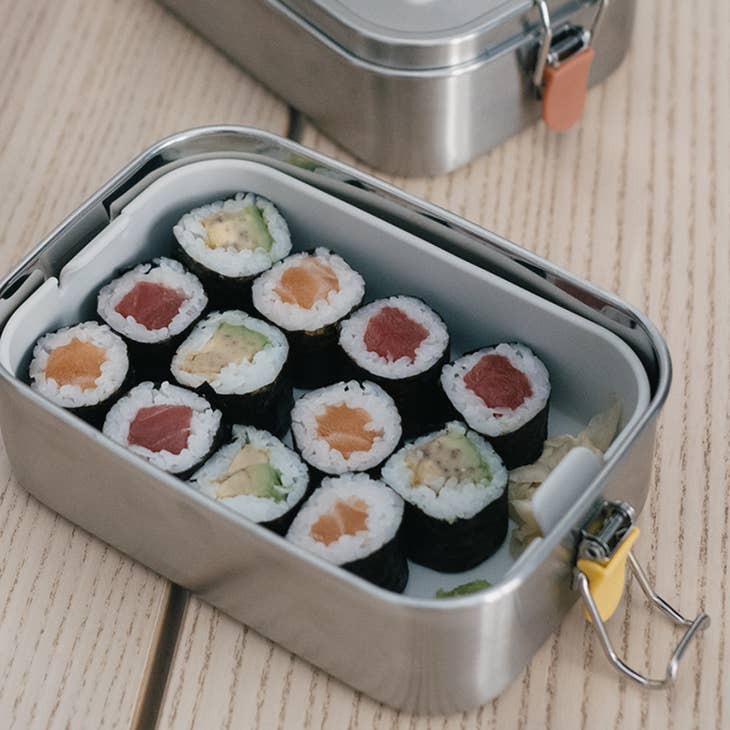 Stainless Steel Lunch Box with Heat Safe Insert - Parkette.