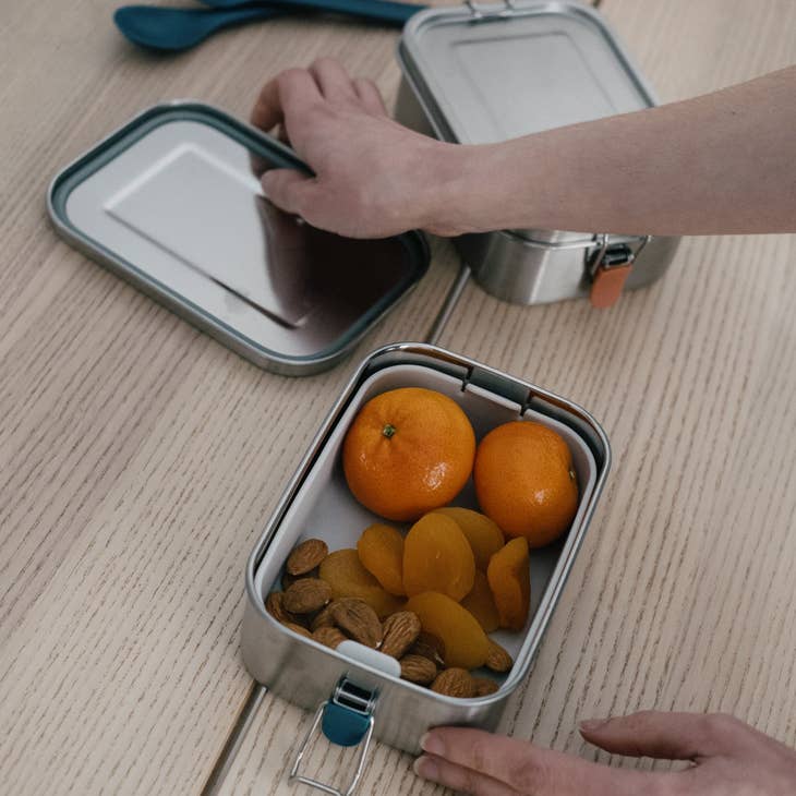 Stainless Steel Lunch Box with Heat Safe Insert - Parkette.