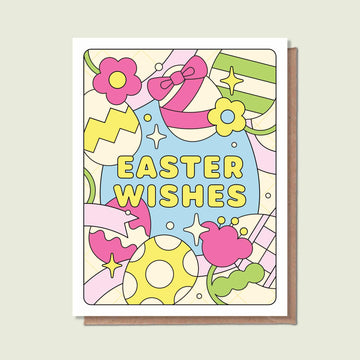 Easter Wishes Greeting Card - Parkette.