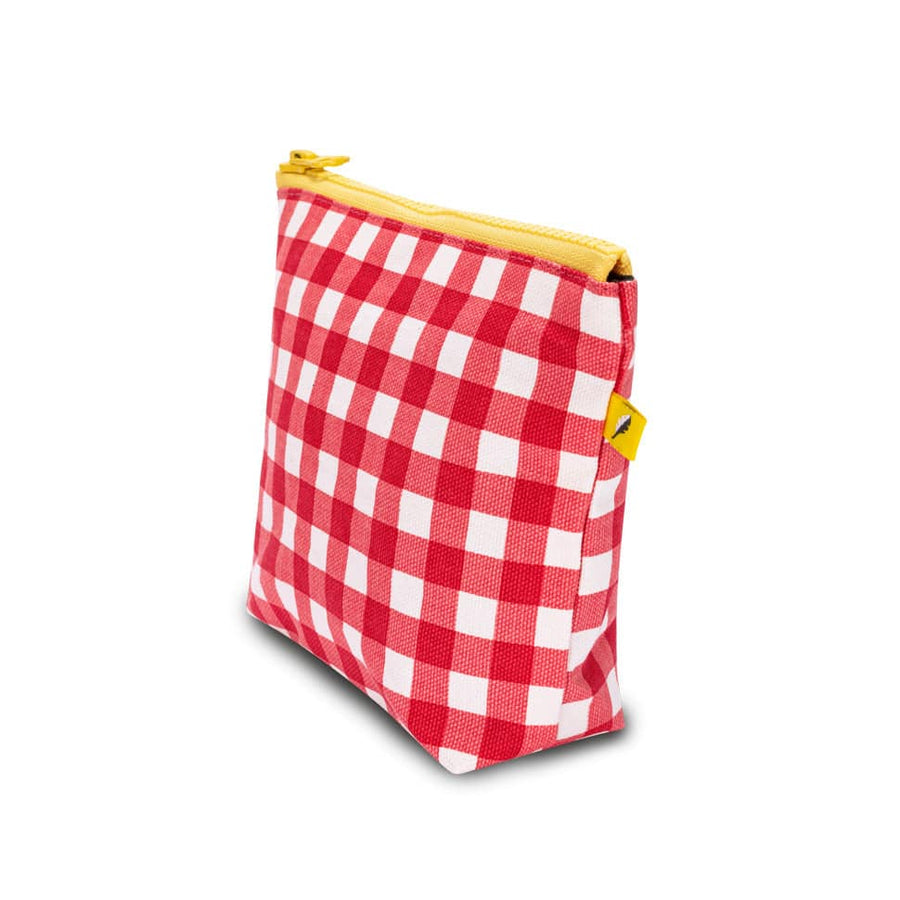 Tiny Zip Pouch - Gingham Red - Parkette.