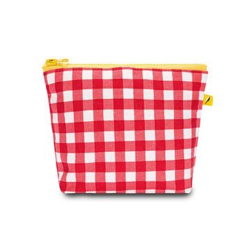 Tiny Zip Pouch - Gingham Red - Parkette.