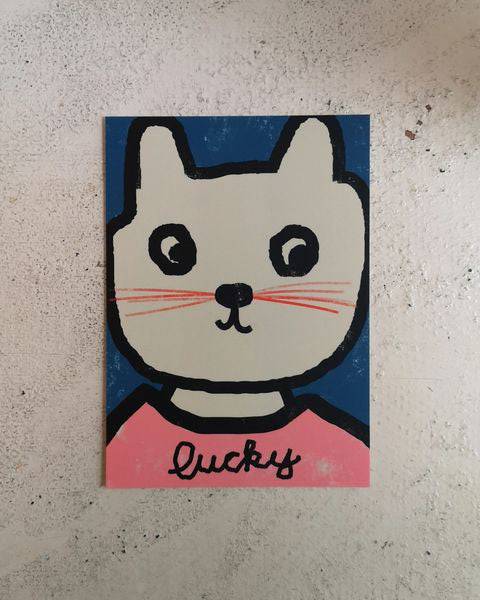 Lucky Cat Print - Parkette.