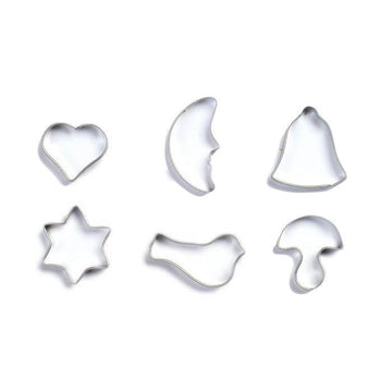 Mini Cookie Cutter Shapes - Assorted (6 pcs) - Parkette.