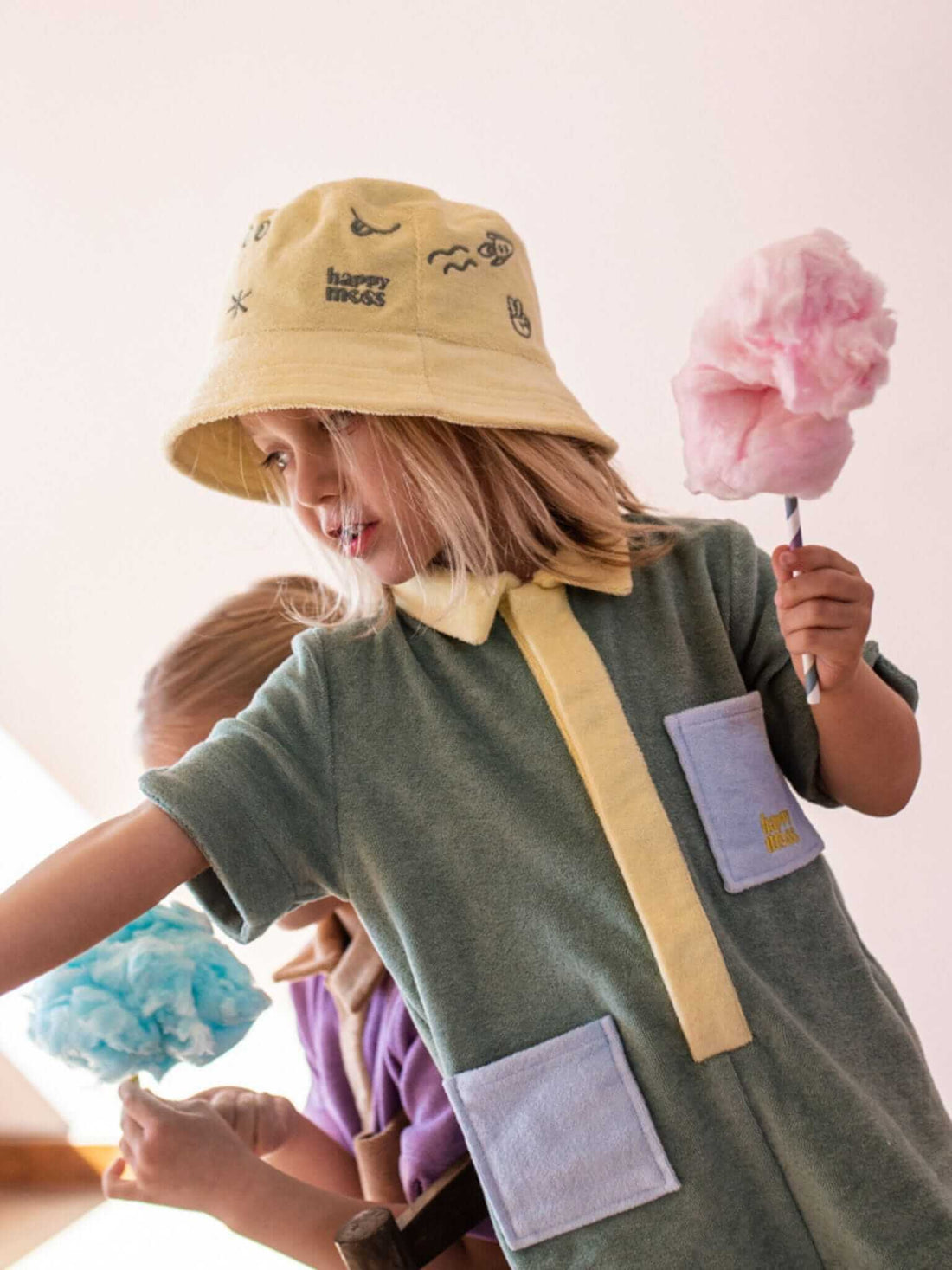 Happy Mess Terry Bucket Hat - Parkette.