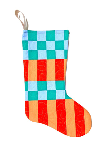 Quilted Holiday Stocking - Parkette.