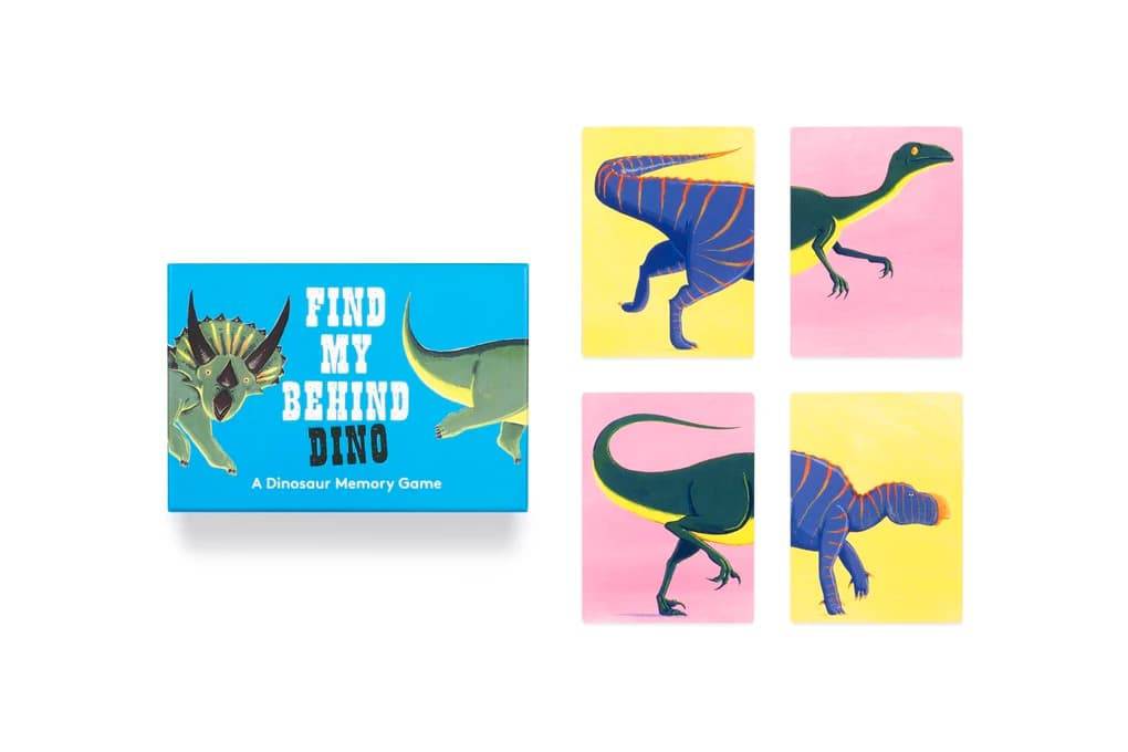 Find My Behind Dino - A Dinosaur Memory Game - Parkette.