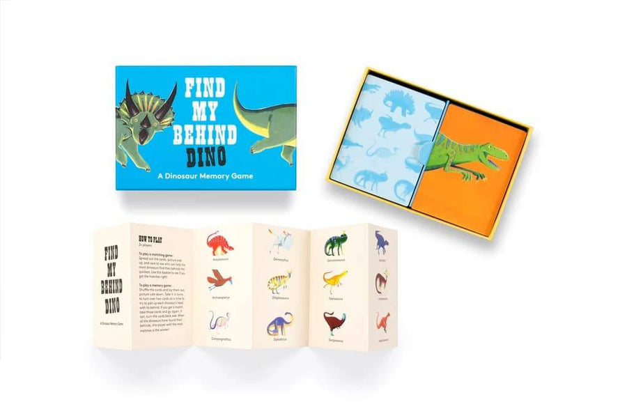 Find My Behind Dino - A Dinosaur Memory Game - Parkette.