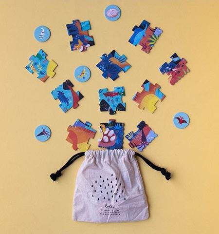 Pocket Puzzle - My Little Dino - Parkette.