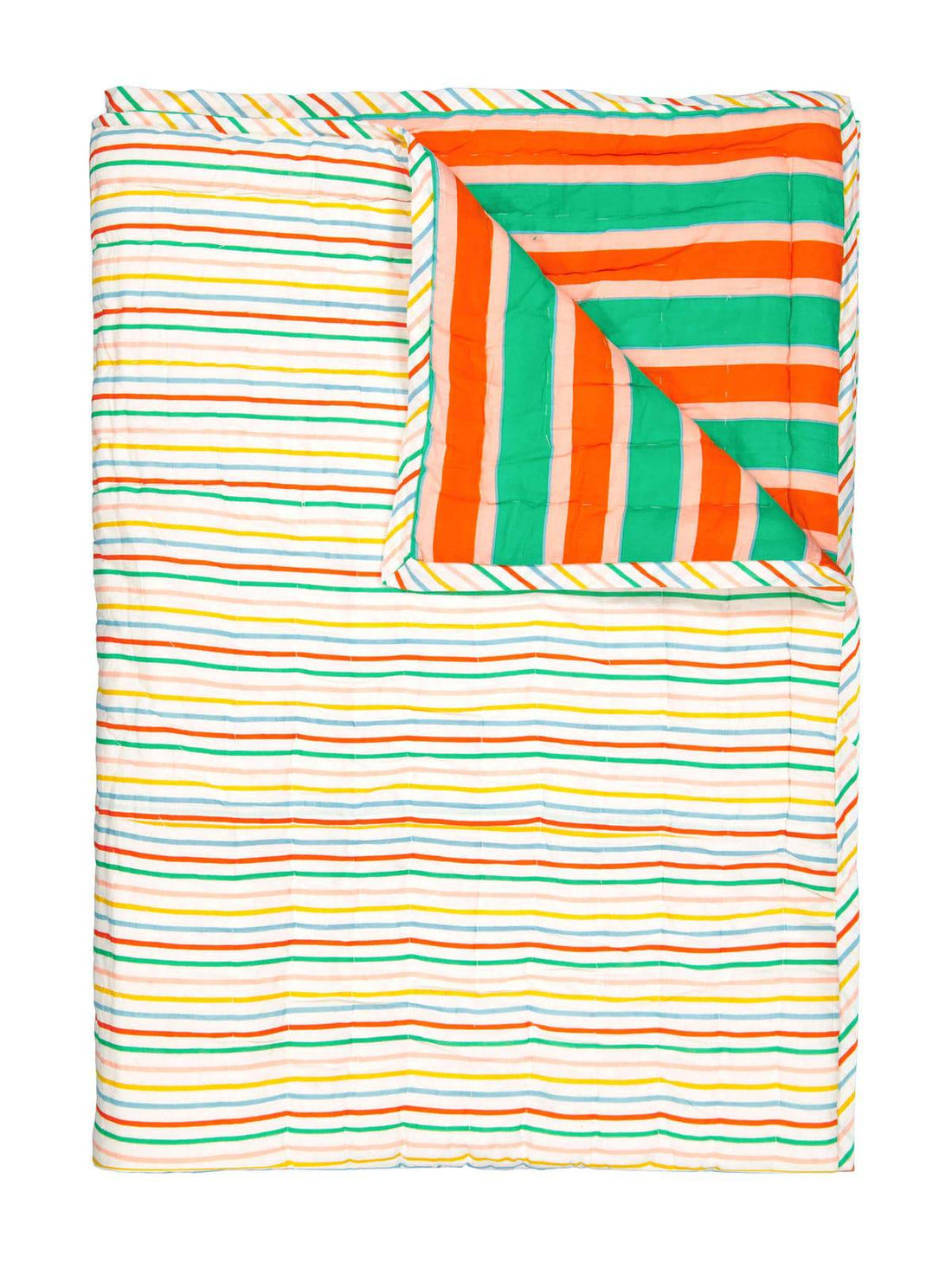 Reversible Hand-Quilted Blanket - Parkette.
