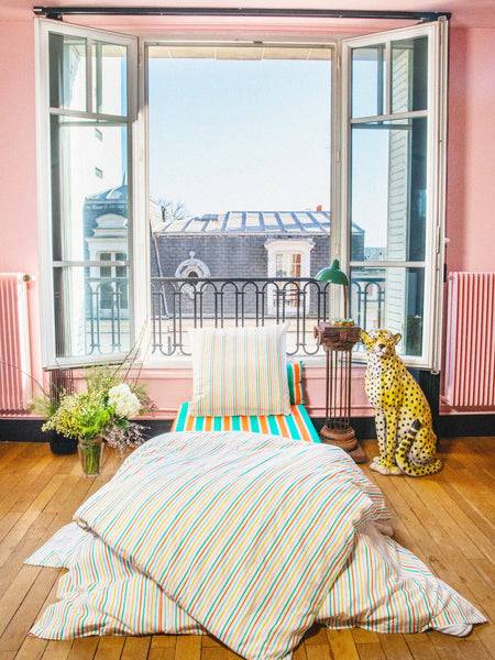 Roxane Stripes Kids Duvet Cover Set - Parkette.
