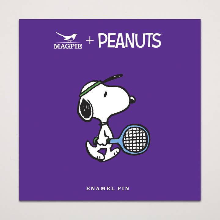 Peanuts Sport Pin - Tennis - Parkette.