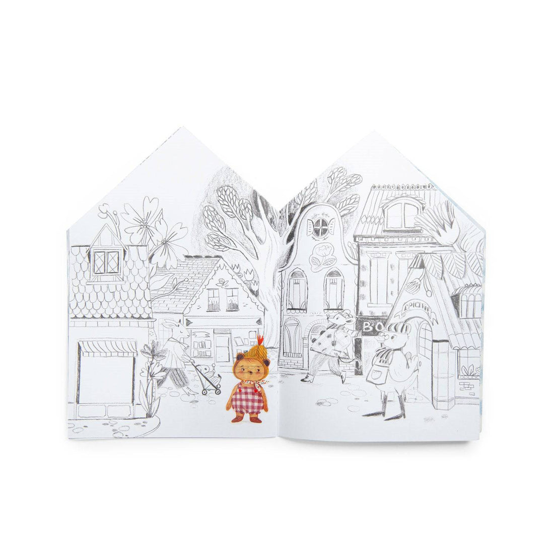 Les Minouchkas Colouring Book with 150 Stickers - Parkette.