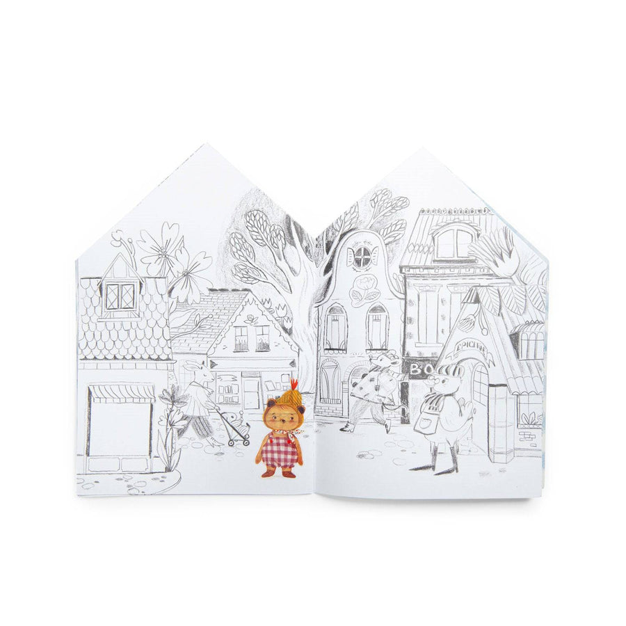 Les Minouchkas Colouring Book with 150 Stickers - Parkette.