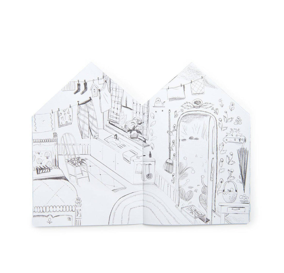 Les Minouchkas Colouring Book with 150 Stickers - Parkette.