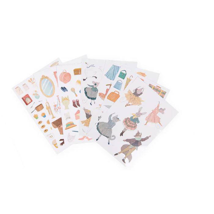 Petite Ecole de Danse Coloring Book with Stickers - Parkette.