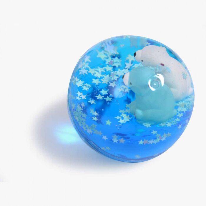 Les Petites Merveilles Polar Bear Bouncy Ball - Parkette.