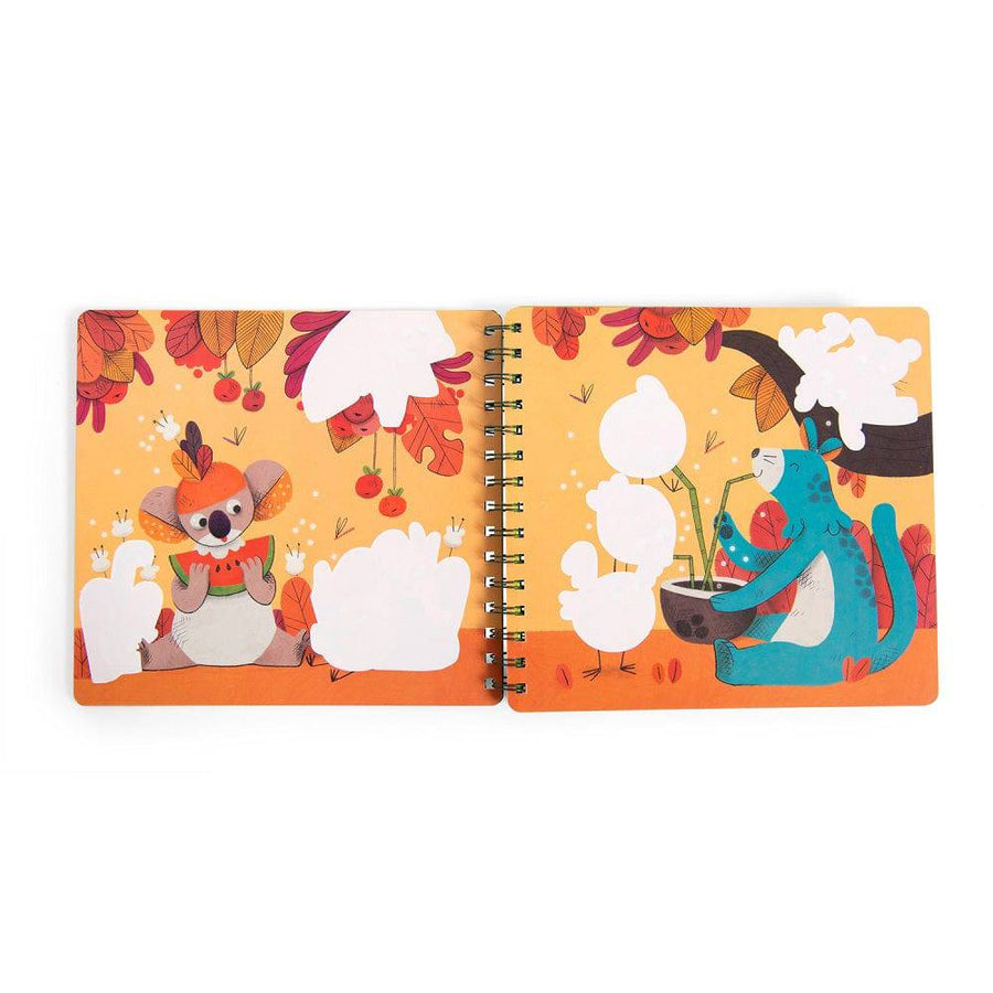 Dans La Jungle Magic Brush Painting Booklet - Parkette.