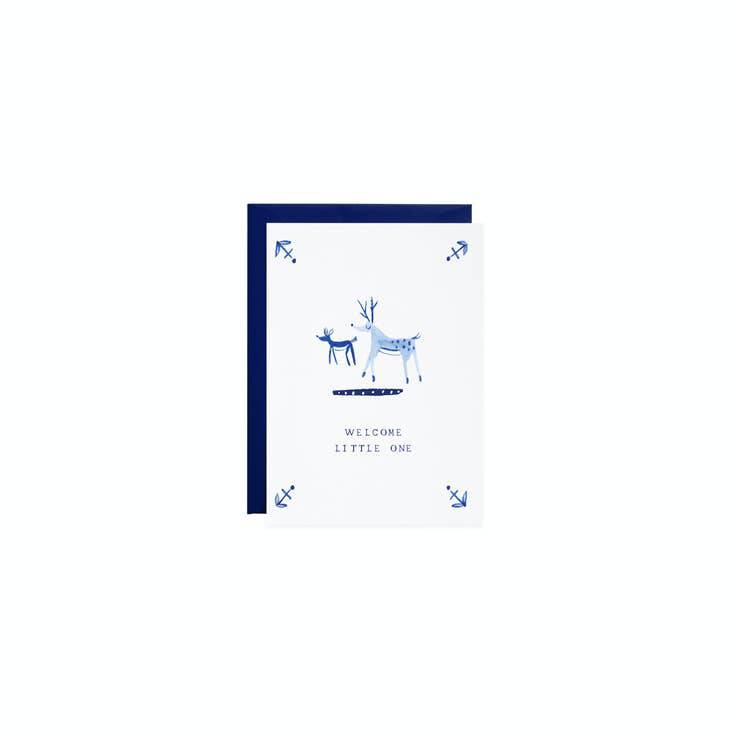 Welcome Little Deer Petite Card - Parkette.