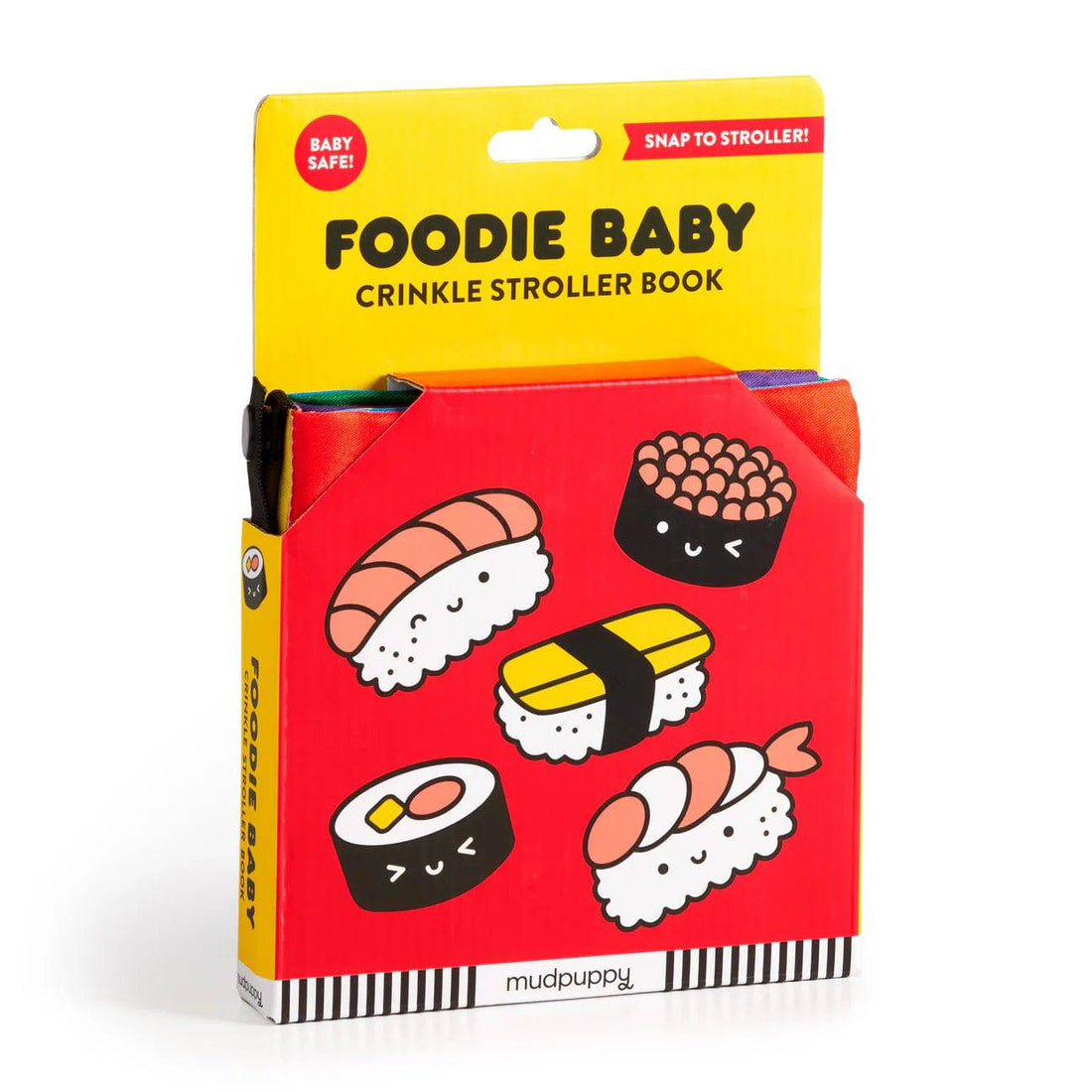 Foodie Baby Crinkle Fabric Stroller Book - Parkette.