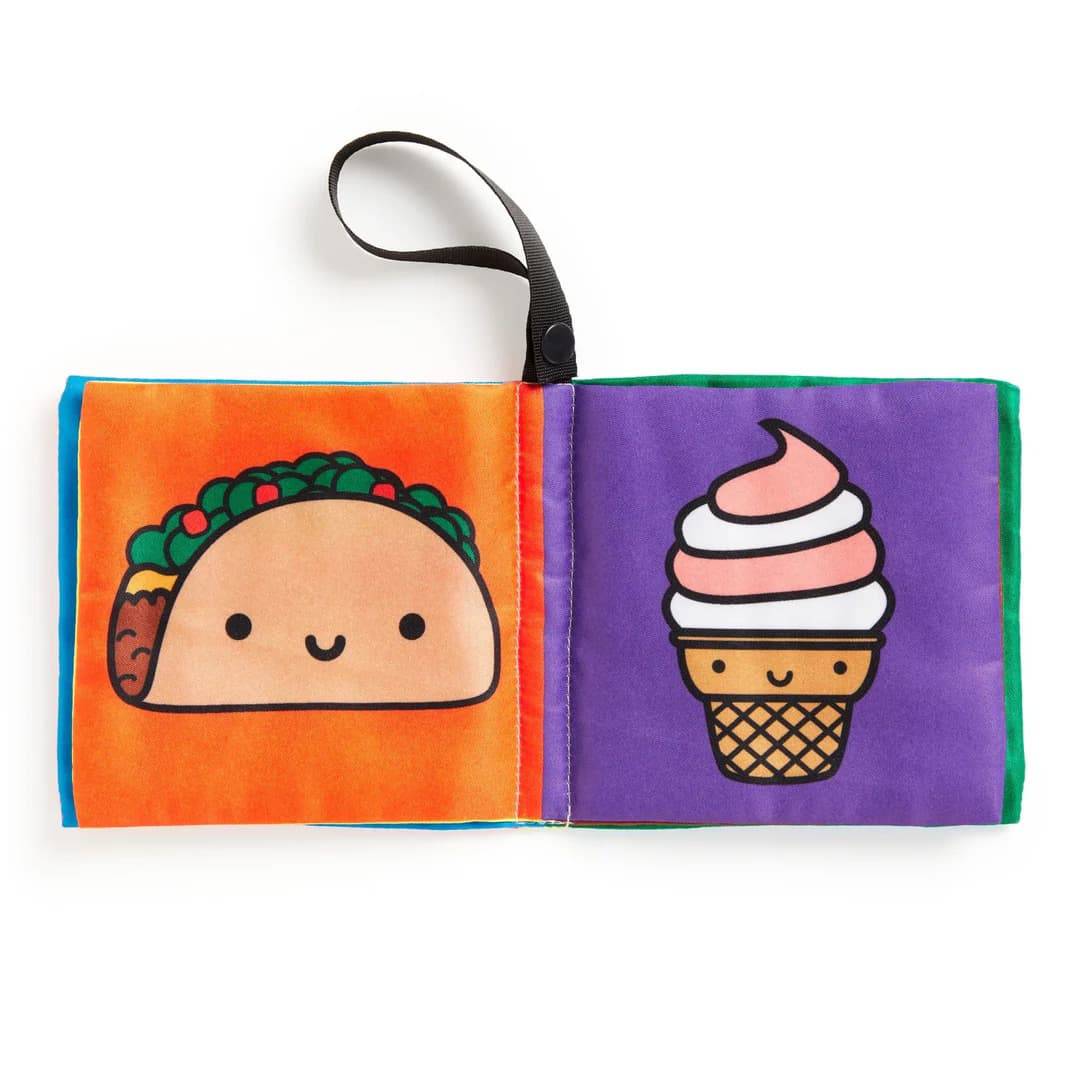 Foodie Baby Crinkle Fabric Stroller Book - Parkette.