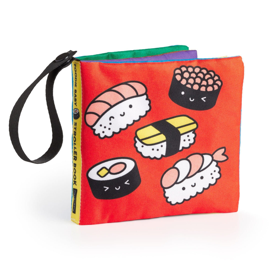 Foodie Baby Crinkle Fabric Stroller Book - Parkette.