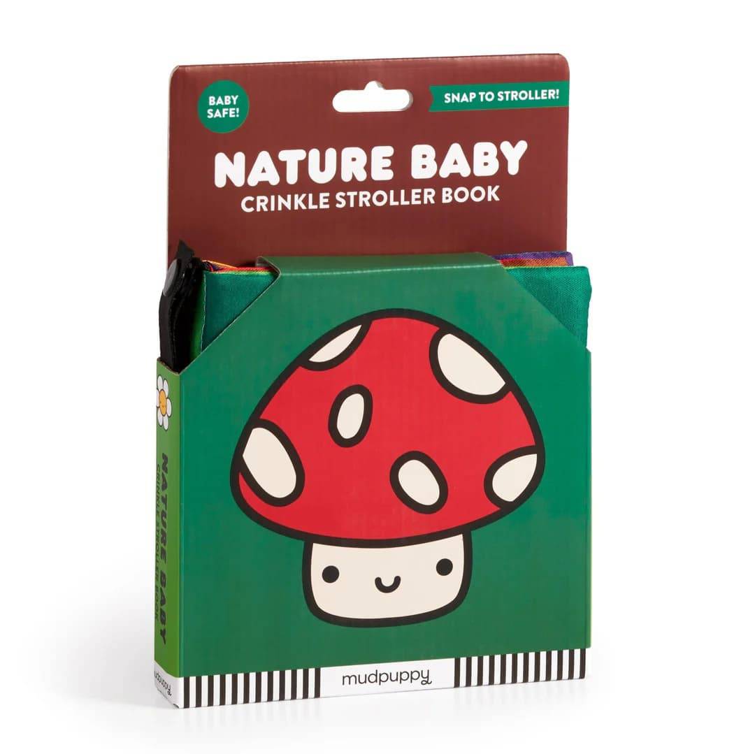 Nature Baby Crinkle Fabric Stroller Book - Parkette.