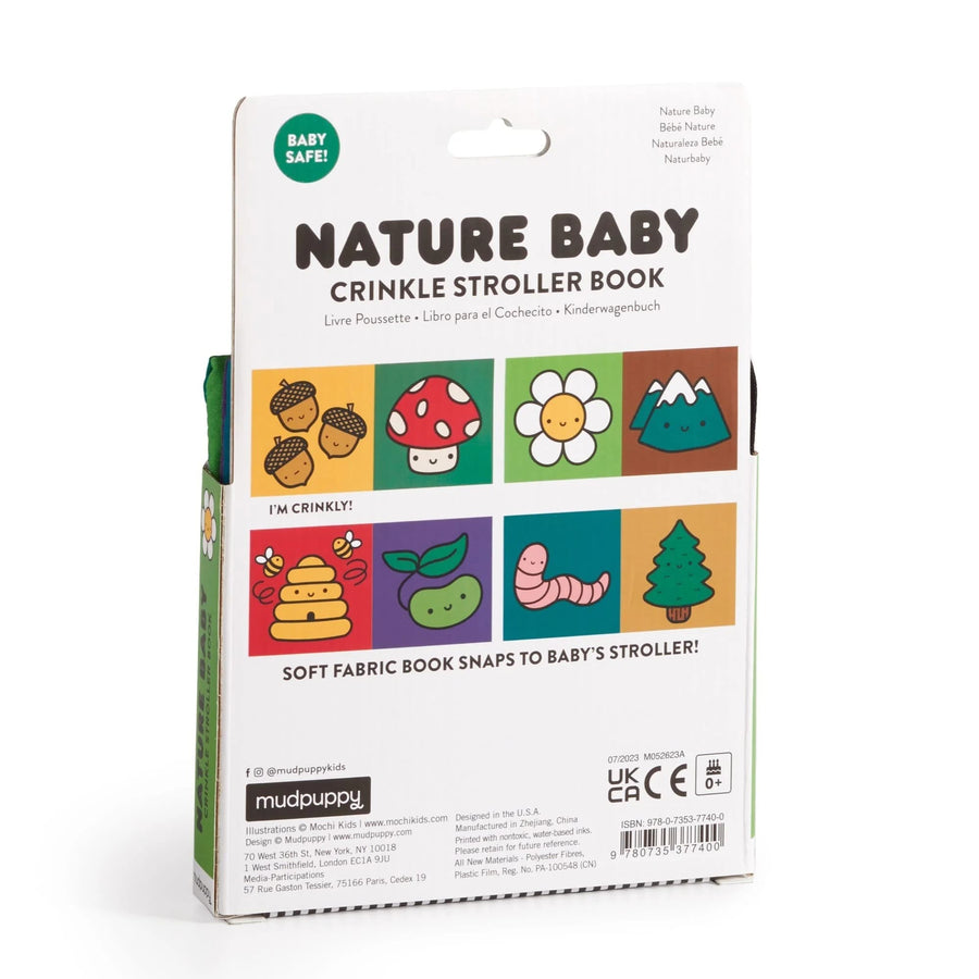 Nature Baby Crinkle Fabric Stroller Book - Parkette.