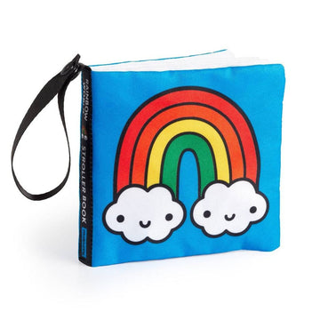 Rainbow World Crinkle Fabric Stroller Book - Parkette.