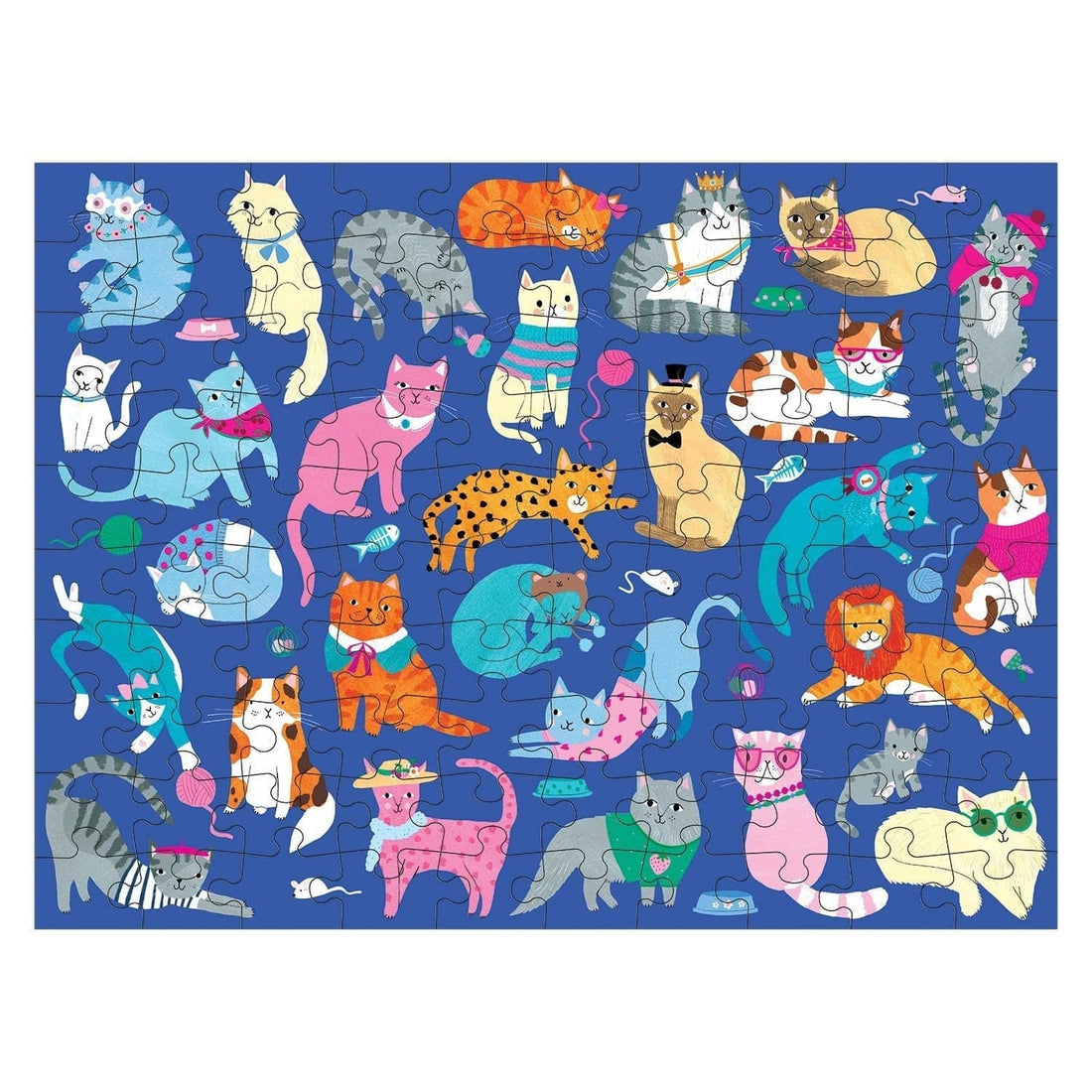 Cats & Dogs 100 Piece Double-Sided Puzzle - Parkette.