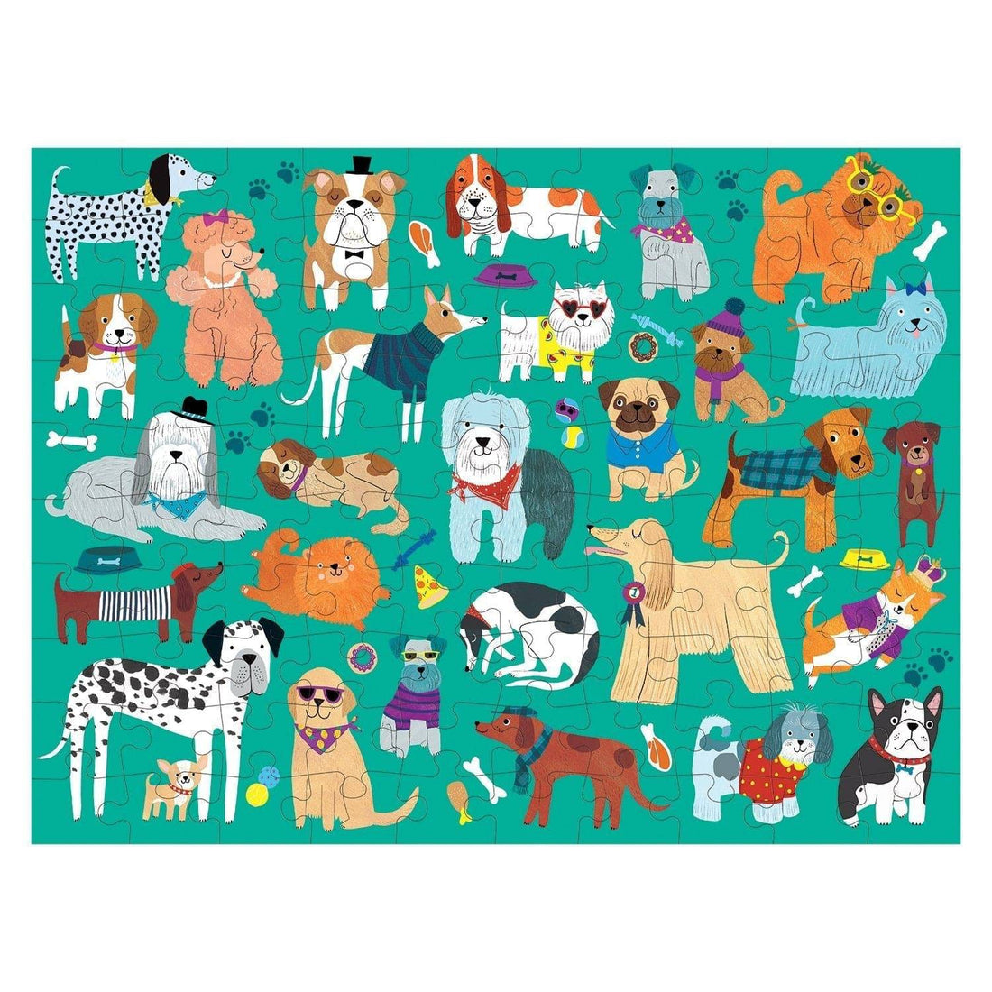 Cats & Dogs 100 Piece Double-Sided Puzzle - Parkette.