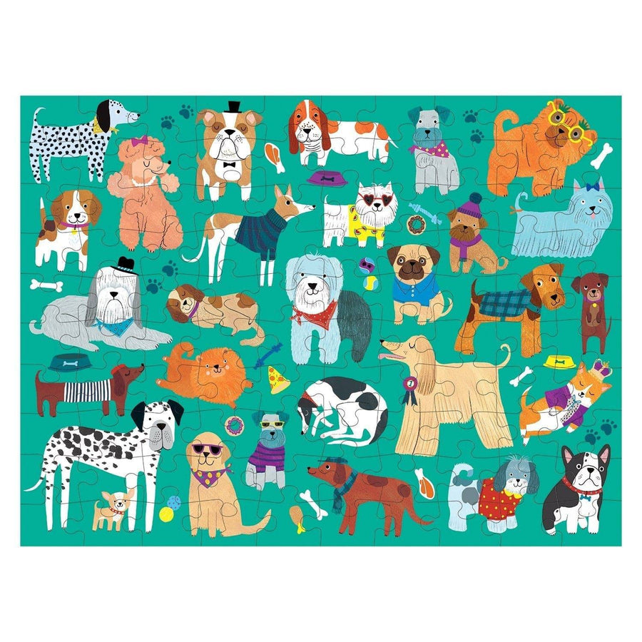 Cats & Dogs 100 Piece Double-Sided Puzzle - Parkette.