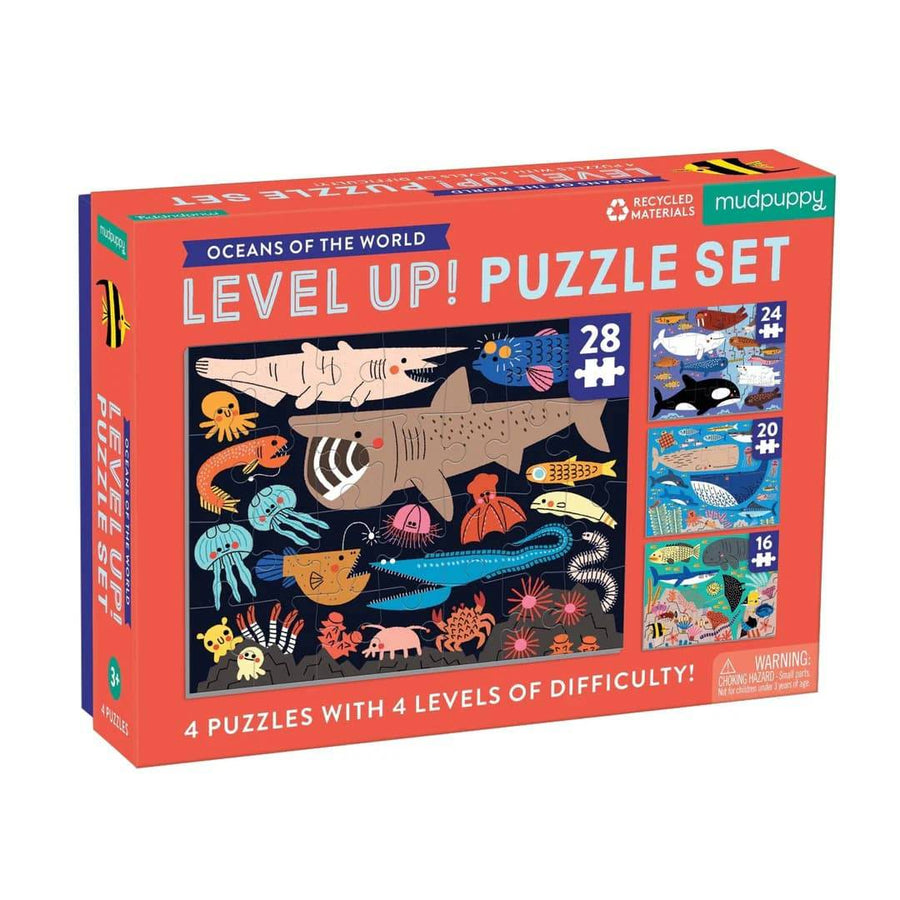 Oceans of the World Level Up! Puzzle Set - Parkette.