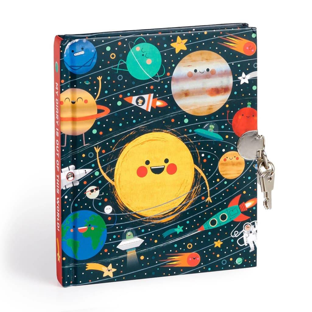 Solar System Locked Diary - Parkette.