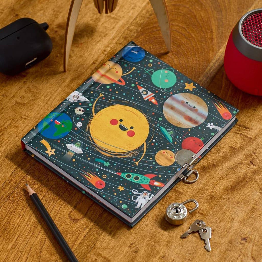 Solar System Locked Diary - Parkette.