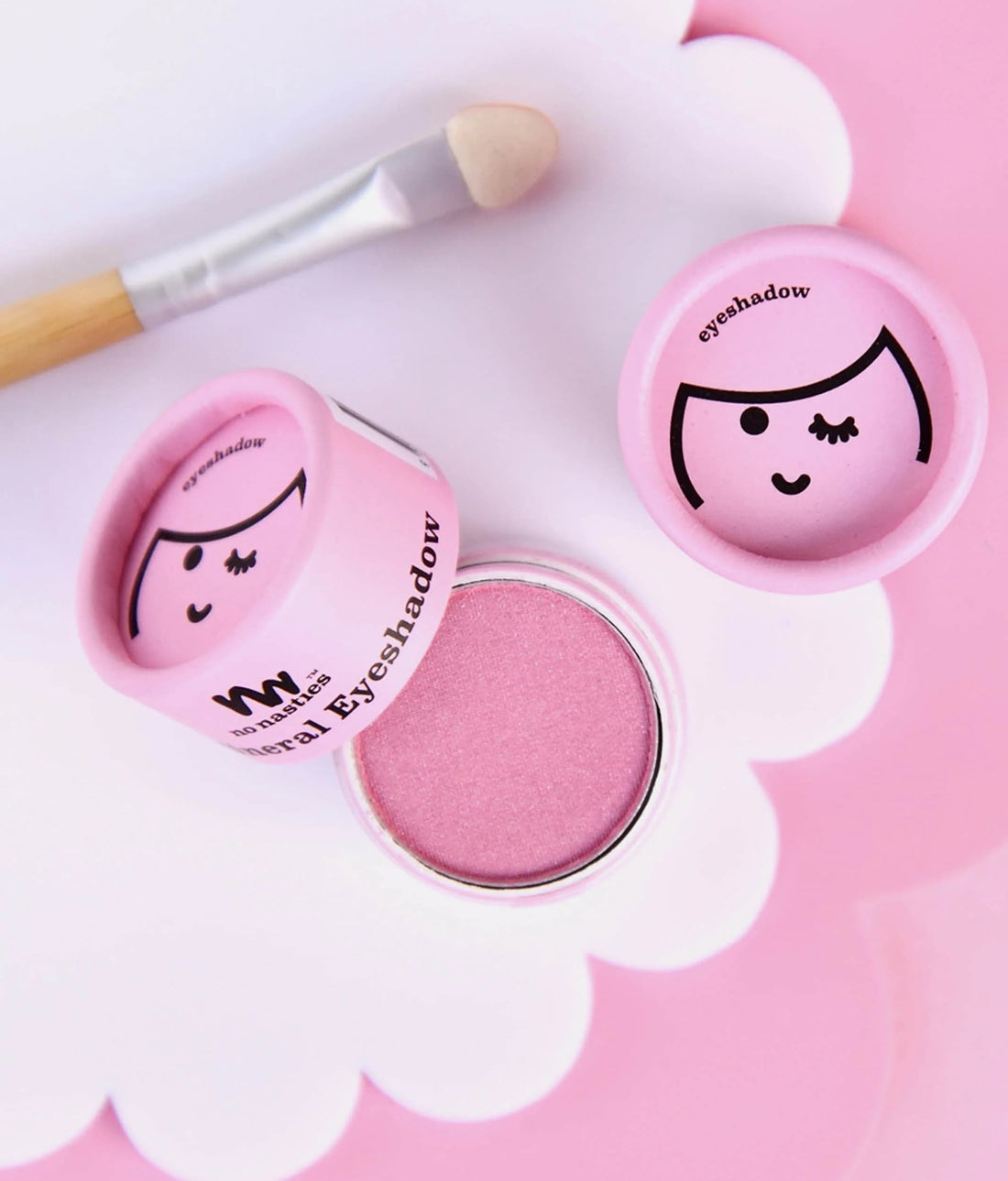 Pink Eyeshadow Eco Natural Kids Makeup Pressed Powder - Parkette.