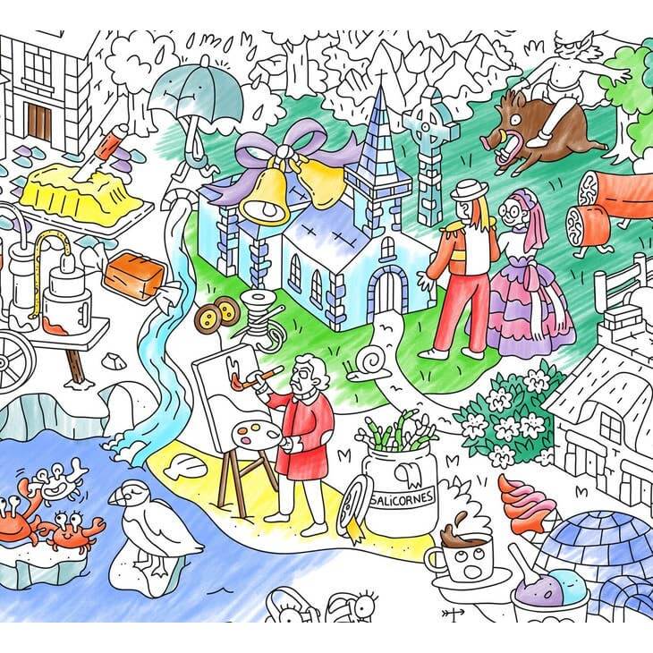 OMY Giant Colouring Poster - Parkette.
