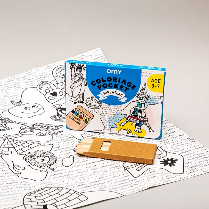 OMY Pocket Colouring Mini Poster - Parkette.
