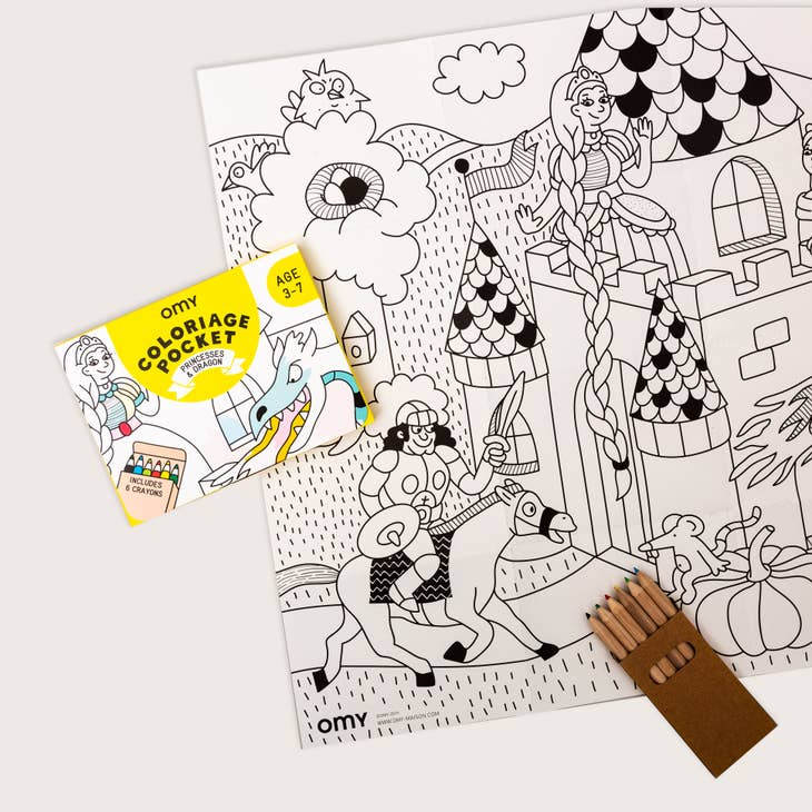 OMY Pocket Colouring Mini Poster - Parkette.