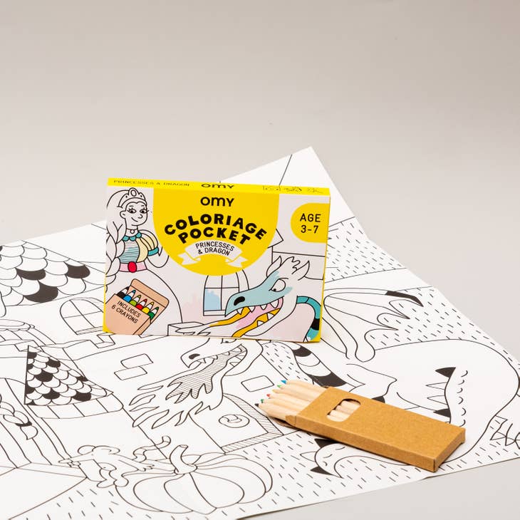 OMY Pocket Colouring Mini Poster - Parkette.