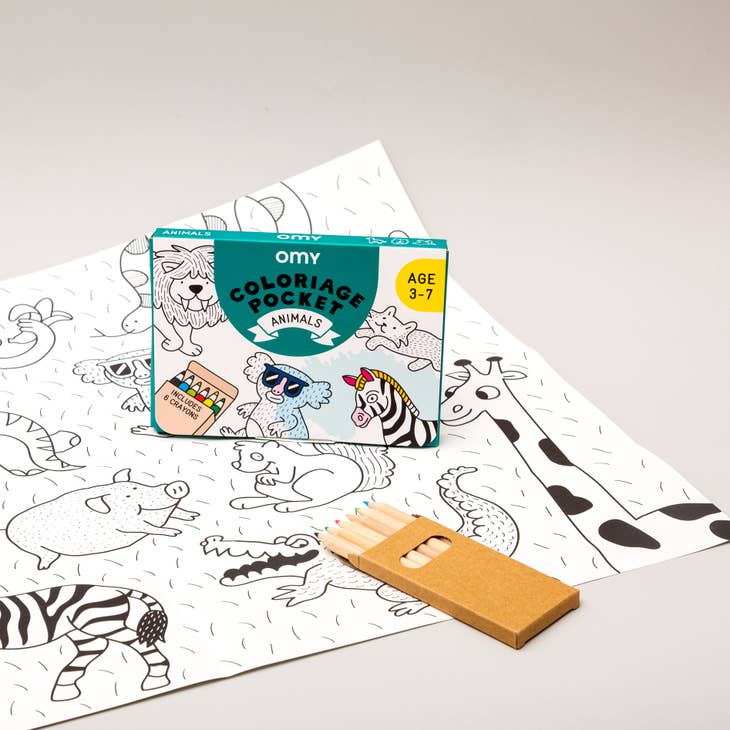 OMY Pocket Colouring Mini Poster - Parkette.