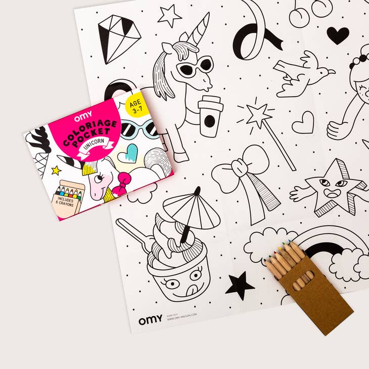 OMY Pocket Colouring Mini Poster - Parkette.
