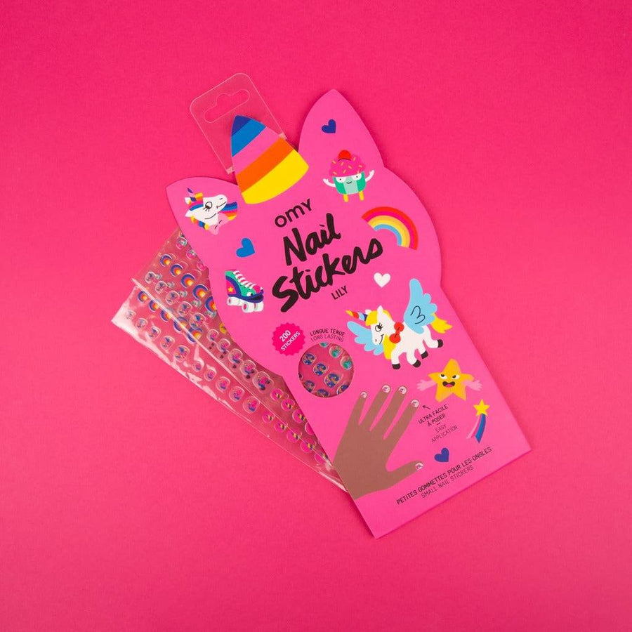 200 Nail Stickers - Unicorn - Parkette.